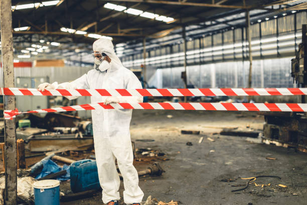 Professional Hoarding Cleanup technician working in Franklin Park, PA